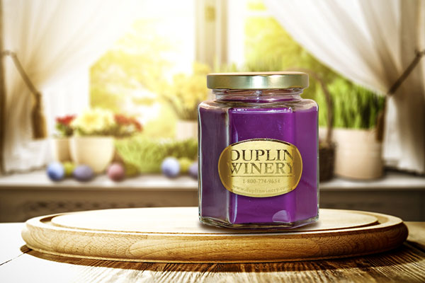 Muscadine Candle Jelly Jar